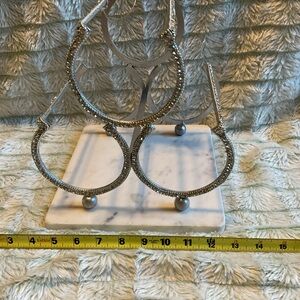 Chic Silver Blingy wine holder